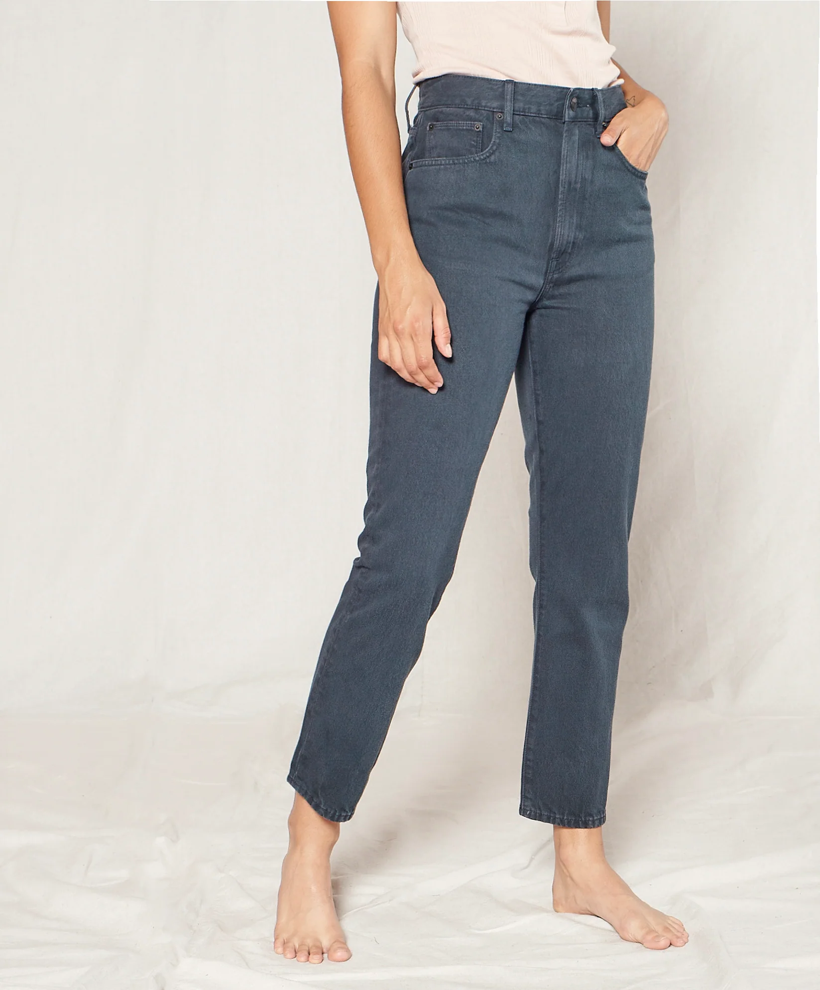 Dune High Rise Slim Fit Jeans - Outerworn - Image 3