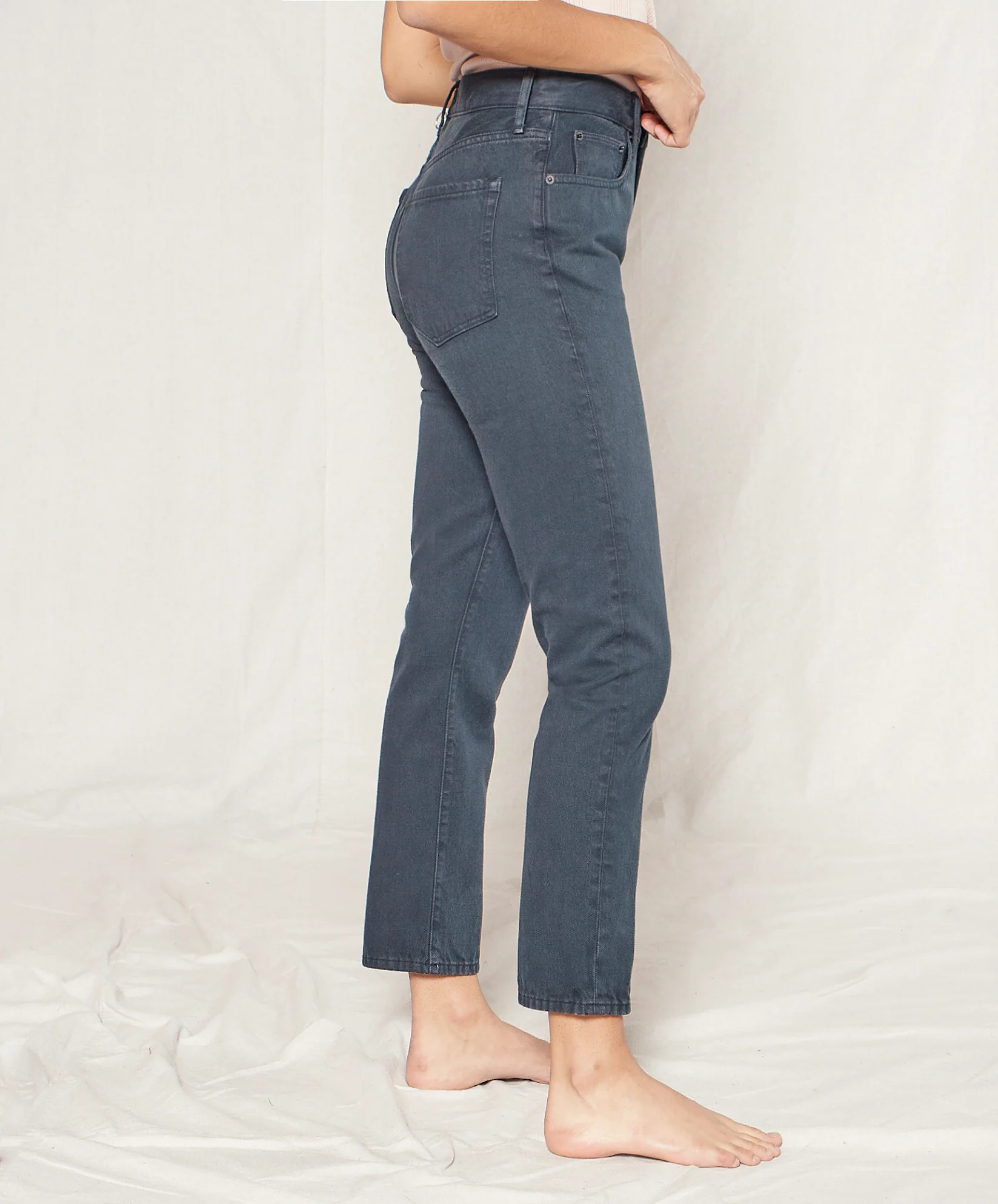 Dune High Rise Slim Fit Jeans - Outerworn - Image 4