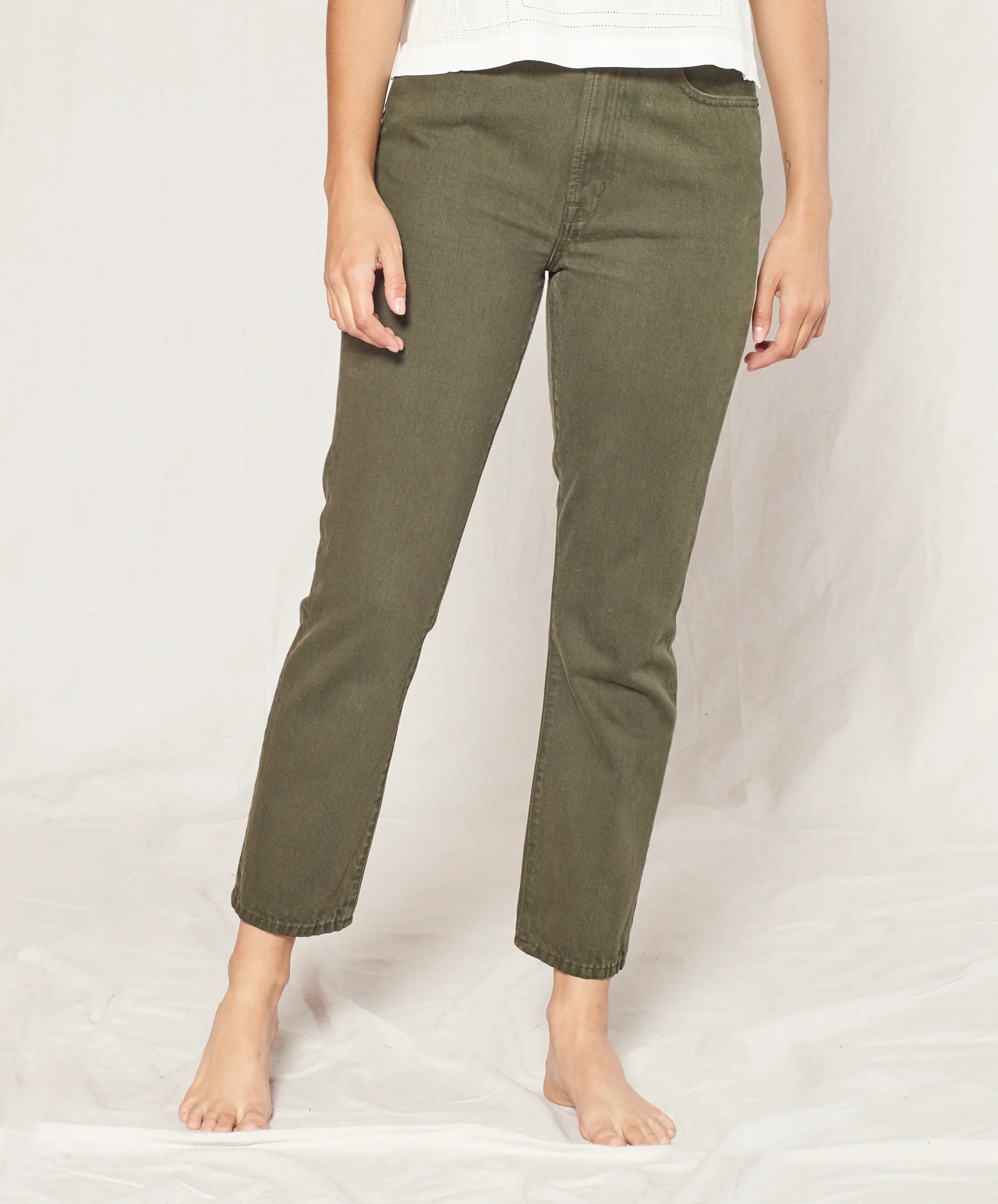 Dune High Rise Slim Fit Jeans - Outerworn - Image 4